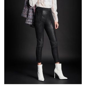 In Earnest Vegan Leather Black Legging sz 12